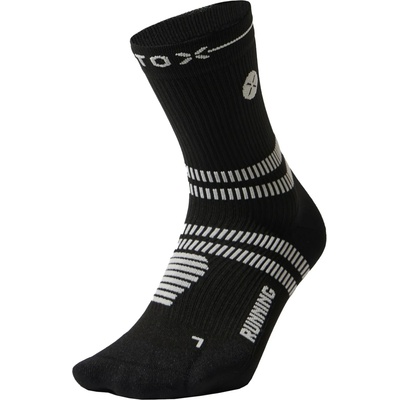 STOX Energy Socks Мъжки чорапи за бягане STOX Energy Socks Running Ankle Socks Running socks - Black / Light Grey - размер 40-43 (EU) (207-2108-0111)