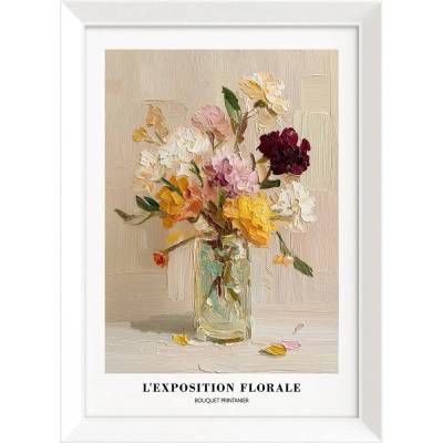 Styler Печатна картина с включена рамка 56x75 cm Sunny Bouquet - Styler (OB-15069)