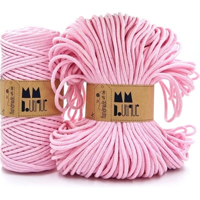 MMboutique bavlněná šňůra 4mm Baby pink Varianta návinu: Přadeno