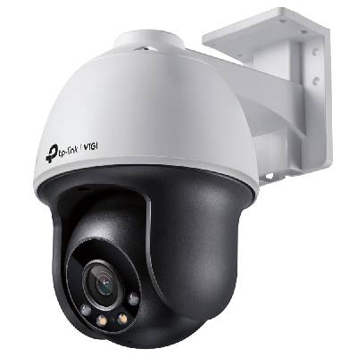 IP камера TP-Link VIGI C540, куполна камера, 4Mpix(2560x1440@30fps), 4mm обектив, H. 265+/H. 265/H. 264+//H. 264, IR осветеност (до 30 метра), за външен монтаж, IP66 защита, RJ-45, PoE (802.3af/at), микро (VIGI C540(4mm))