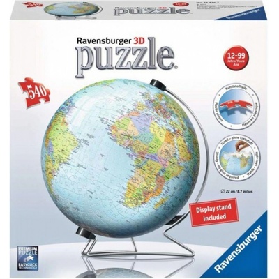 Ravensburger 3D puzzleball Globus anglický 540 ks – Zbozi.Blesk.cz