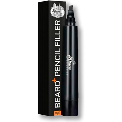 The Shave Factory Beard Pencil Filler Black - čierna fixa/ceruzka na dopĺňanie chlpov na brade, 5 ml