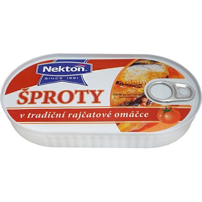 Nekton Šproty v tradiční rajčatové omáčce 170 g