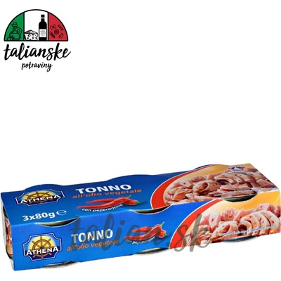 Athena Tuniak v Slnečnicovom oleji 4 x 80 g