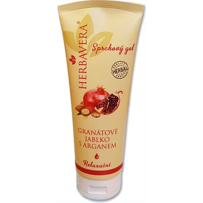 Herbavera Granátové jablko s arganem sprchový gel 250 ml
