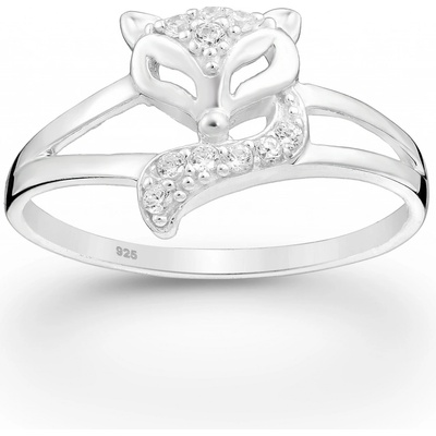Bangles.cz Liška se zirkony stříbro 2356 8