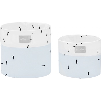 KikkaBoo Комплект кош за аксесоари 2 бр - 18см и 14см Bear with me Blue (31108030039)