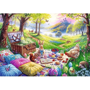Trefl - Puzzle Picnic in the Meadow - 1 000 piese