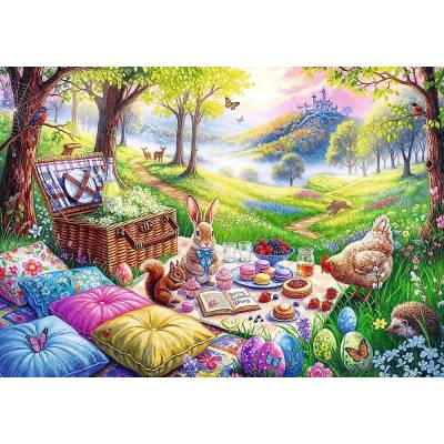 Trefl - Puzzle Picnic in the Meadow - 1 000 piese