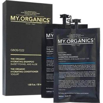 My. Organics The Organic Hydrating šampon 50 ml + kondicionér 50 ml dárková sada