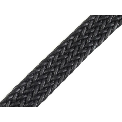 Stoklasa Splétaný popruh šíře 25 mm Balení: 1 m, Varianta: 3 černá 3 černá