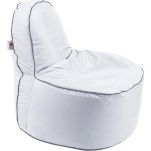 Pufrelax Пуф стол за деца OK Junior, водоустойчив, Бял (PUF-G-OKJ-TEX-WH)