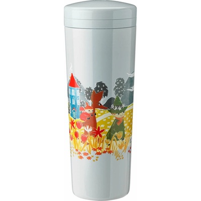 Stelton Termo láhev Carrie Moomin Sky modrá 500 ml