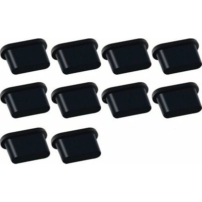 Sada spodných prachoviek iPhone 13 Pro Max - čierne balenie po 10 ks IPH0307