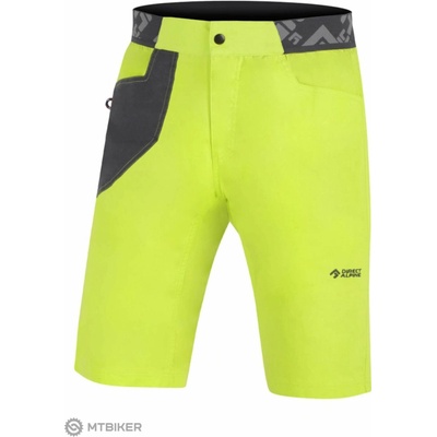 Direct Alpine kraťasy Campus short lime/anthracite