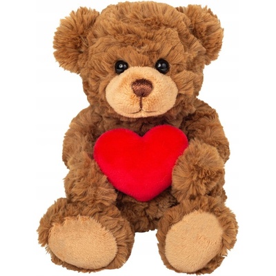 Teddy Hermann medvídek hnědý se srdíčkem 20 cm