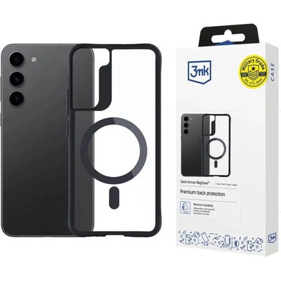 3mk Protection 3mk Satin Armor MagCase за Samsung Galaxy S23 5G - Прозрачен (5903108563864)