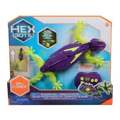 HEX BOTS RC Fosforeskující gekon lezoucí po stěnách