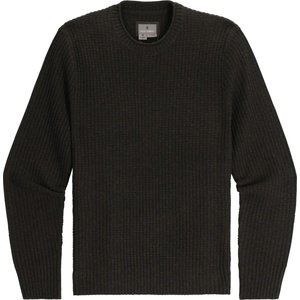 Royal Robbins Мъжки вълнен пуловер Royal Robbins Rockcraft Waffle Crew Merino jumper - Black Olive Htr (005-6655-0113)