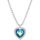 Preciosa Nádherný náhrdelník modré srdce s českým krištáľom 2025 46