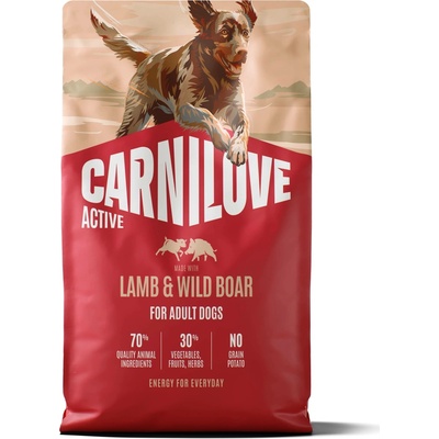 Carnilove Active Adult All Lamb & Wild Boar 4 kg