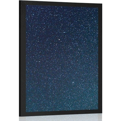 Plagát mliečna dráha medzi hviezdami - 40x60 white