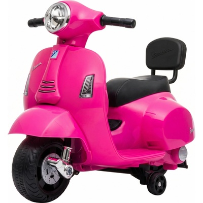 Aiyaplay Mini Vespa GTS 6 V Dětská elektrická motorku růžová