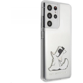 KARL LAGERFELD Гръб Karl Lagerfeld PC/TPU Choupette Eats Cover for Samsung Galaxy S21 Ultra - Прозрачен (3700740496954)