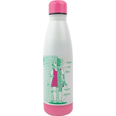 Squid Game Thermo láhev na vodu Young hee Blue White Print 500 ml