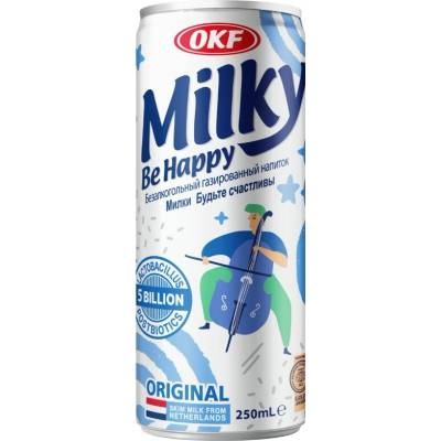 OKF Milky Original Milk Sparkling Drink 250 ml