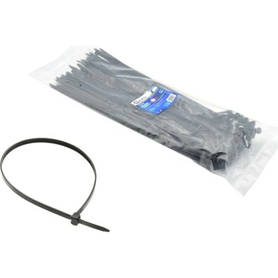 GEKO 12436 G17124 Sťahovacia páska 7,6 x 430 mm 50 ks čierna