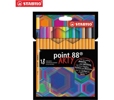 Stabilo point 88 Arty 18 ks