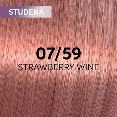 Wella Shinefinity Zero Lift Glaze Cool 07/59 Cool Strawberry Wine 60 ml