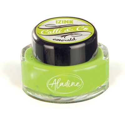 Kaligrafický inkoust Aladine IZINK CALLI & CO metalický zelený 15 ml