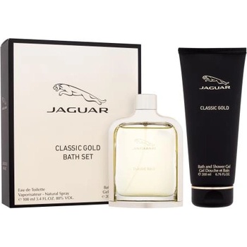 Jaguar Classic Gold подаръчен комплект: EDT 100 ml + душ гел 200 ml за мъже