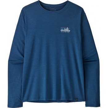 Patagonia M's L/S Cap Cool Daily Shirt - '73 Skyline Размер: M / Цвят: син