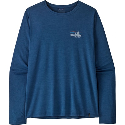 Patagonia M's L/S Cap Cool Daily Shirt - '73 Skyline Размер: M / Цвят: син
