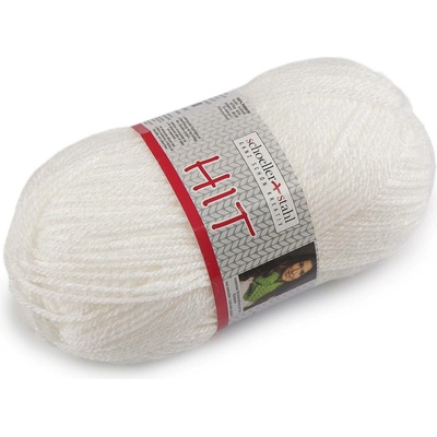 Pletací příze Hit 50 g Varianta: 1 (0001) bílá, Balení: 1 ks 34718/52243/149978