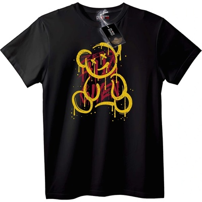 NOONEBRAND Тениска Аз Съм Гражданин Графити - 2XL, Black