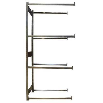 Regál na pneumatiky, přístavbový, 250 x 130 x 40 cm, 4 patra