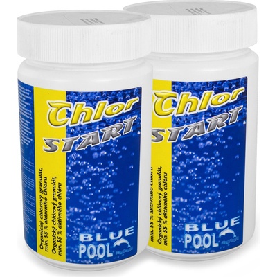 BluePool chlór štart granulát 2 x 1 kg