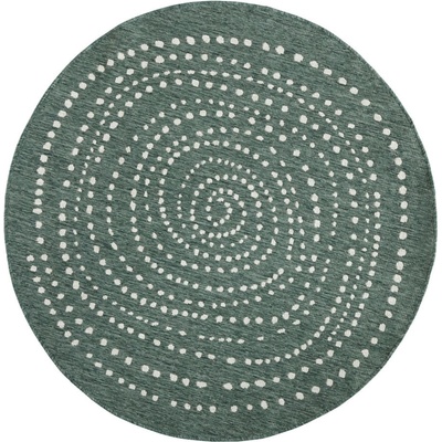 Hanse Home Зелен двустранен килим за открито , Ø 200 cm Bali - NORTHRUGS (103111-200)