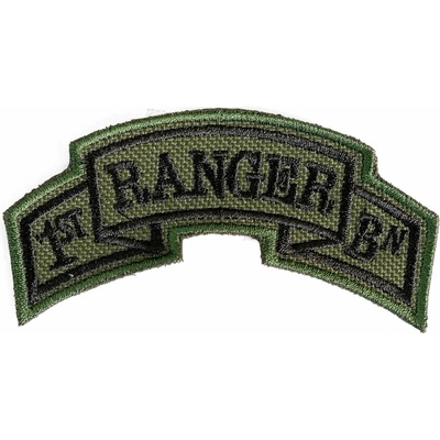 NAVYS Nášivka oblúk 1st RANGER BATTALION - OLIV