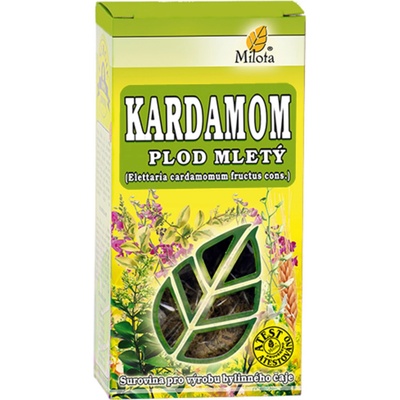 Milota Kardamom obecný plod mletý Elettaria cardamomum fructus cons 100 g