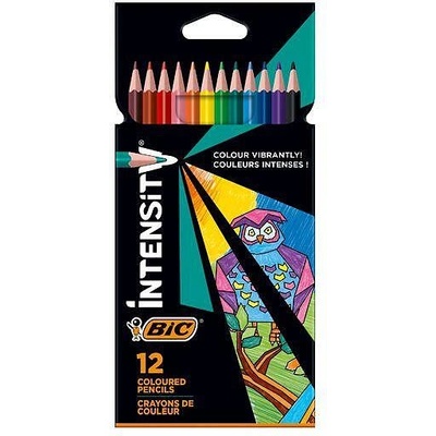 BIC Цветни моливи bic intensity, 12 цвята (13802085)