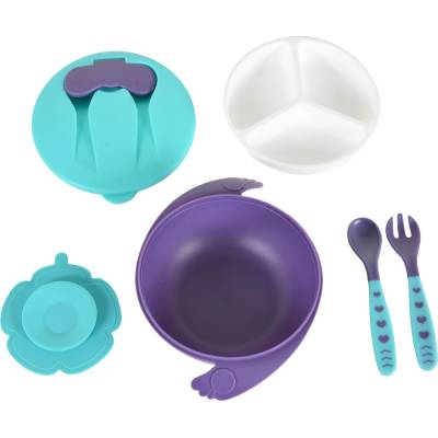 Cangaroo Комплект за хранене Cangaroo - Jelly, син (110047)