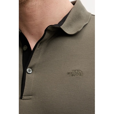 The North Face Памучна тениска с яка The North Face Premium Slim (NF0A8C1N21L1)