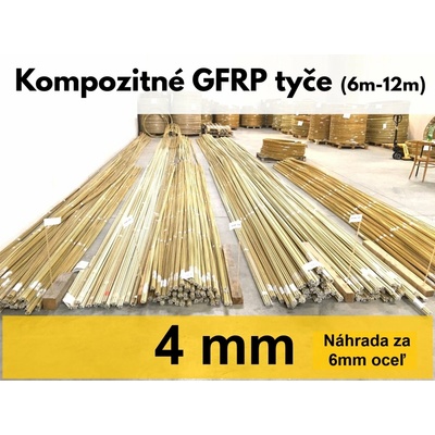 ROXOR Betonárska výstuž - prúty, hrúbka 6 mm, dĺžka 6 m