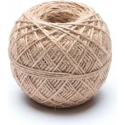 Špagát prírodný jutový 200g/60m, návin 1700x2, priemer 3,5mm (hrubý)