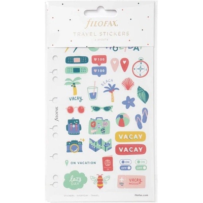 Filofax Стикери Пътуване, 6 листа, 213 броя (1040100089)